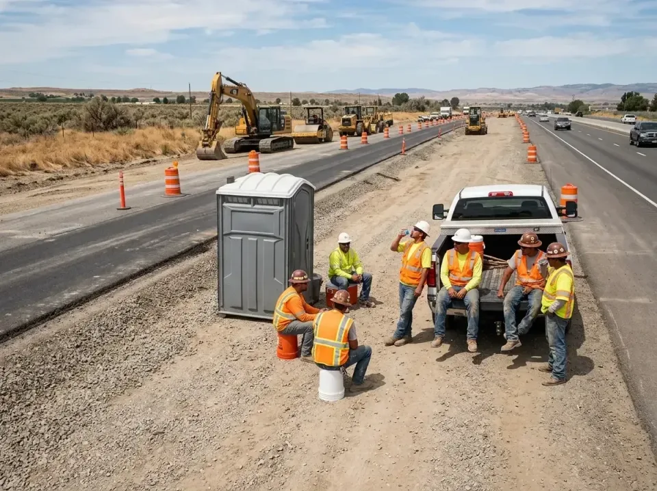 highway-road-construction-crew-007 — frequently asked questions, Porta Potty and Restroom Rentals in Lucerne, CA